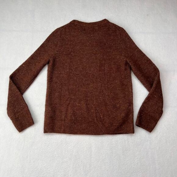 Old Navy Sweater Womens Small Long Sleeve Knit Chocolate Speckle - Picture 10 of 10